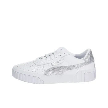 PUMA Cali Skateboard Shoes Women's Low-Top White/Silver
