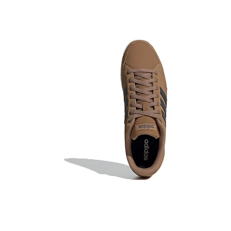 Adidas Neo Caflaire Breathable Low-Top Skateboard Shoes Men's Brown Black-4