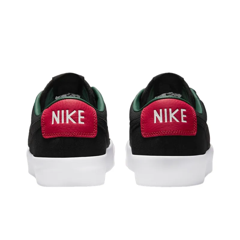 Nike Sb Blazer Low Gt Black Red White-4