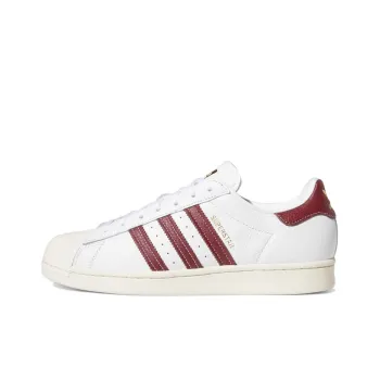 Adidas Originals Superstar Footwear White College Burgundy