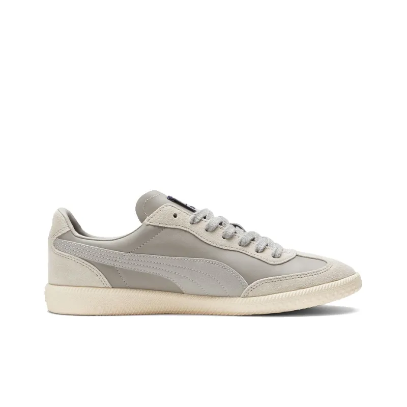PUMA Super Liga Og Super League AND Breathable Lightweight Slip Resistant Low Top Skateboard Shoes Men's Lime Gray-1