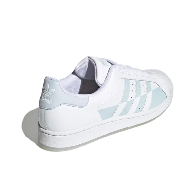 Superstar Adidas Originals 'Split   White Halo Blue'-2