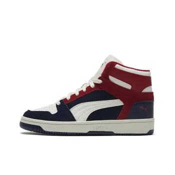PUMA Rebound Sd Dark Blue/White/Red Mid Casual Board Shoes