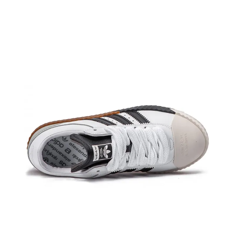 Adidas Aw Skate Super Alexander Wang White Black-4
