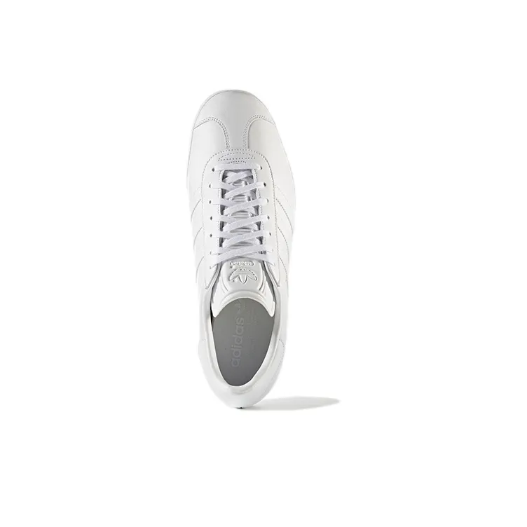 Adidas Gazelle White/White Gold Metallic-4