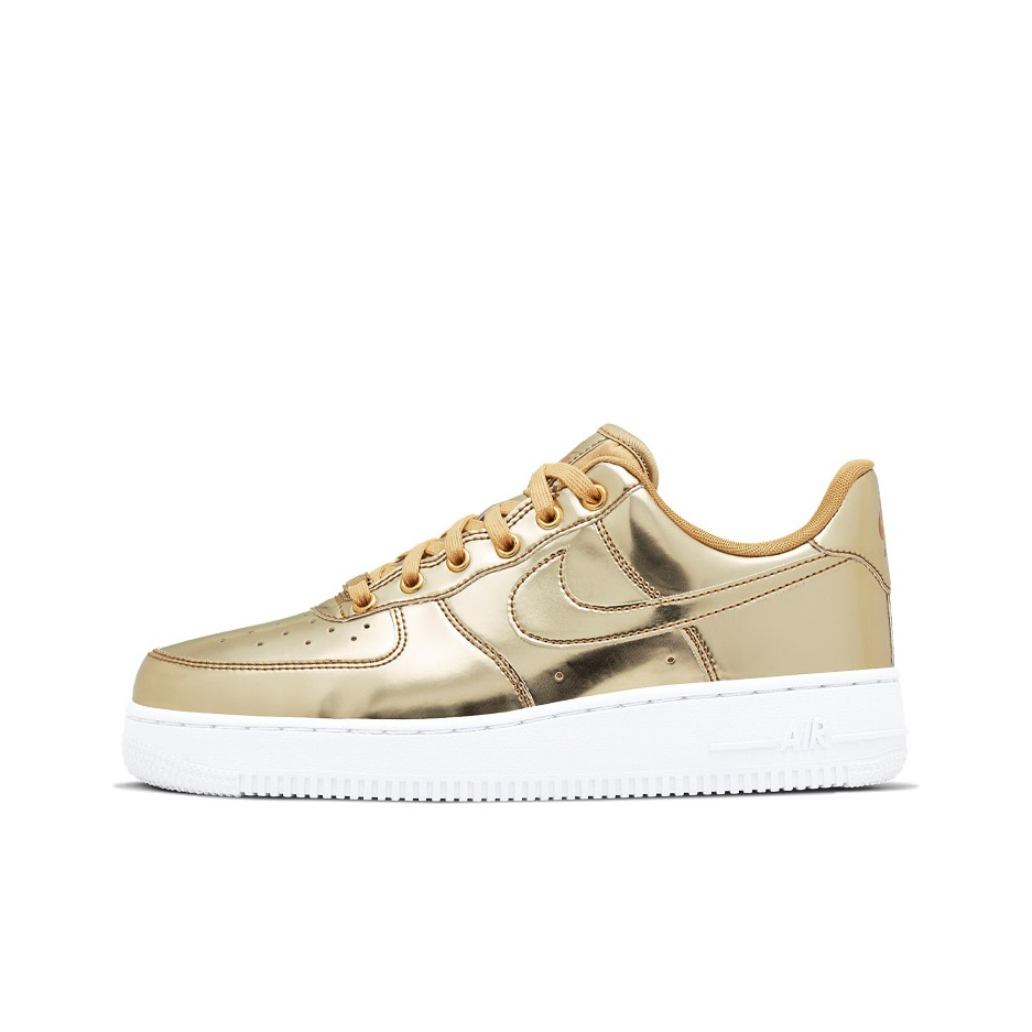 Air force 1 low metallic gold online