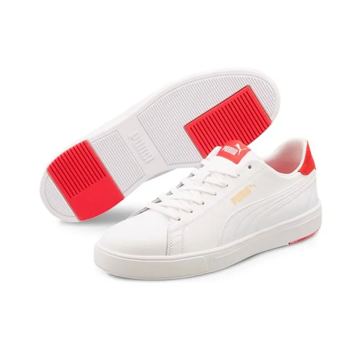 PUMA Serve Pro Lite 'White High Risk Red'-2