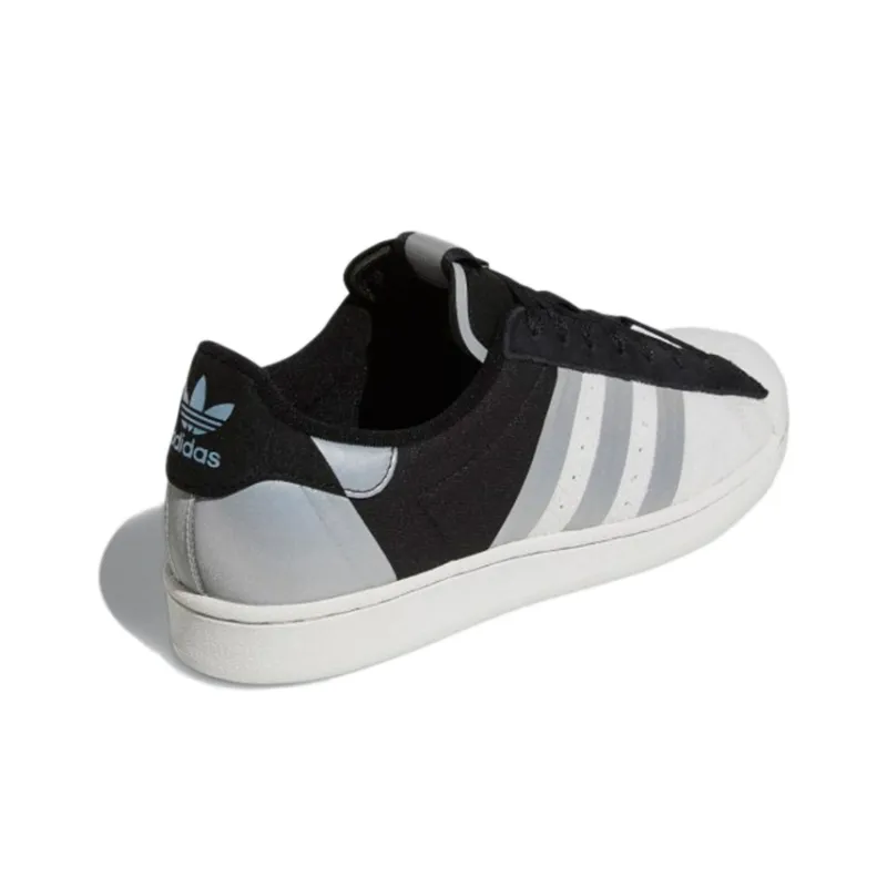 adidas originals Superstar Black Silver Metallic-3