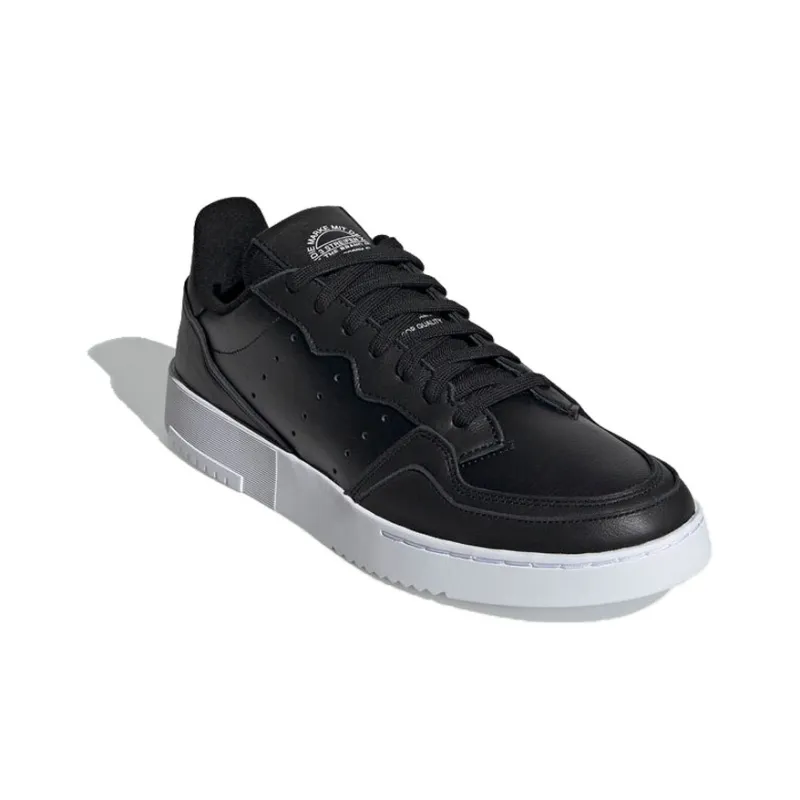 Adidas Supercourt Core Black White Leather-2