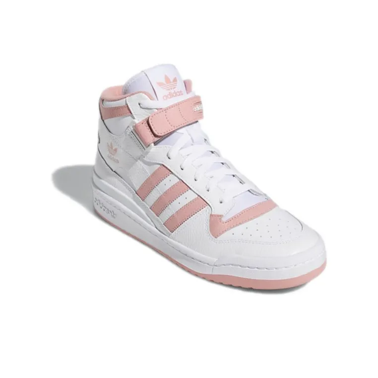 Adidas Originals Forum Mid 'White Pink'-2