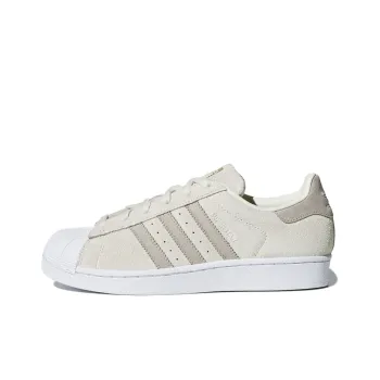 Adidas Originals Superstar Series Skateboard Shoes Women's Low-Top Beige