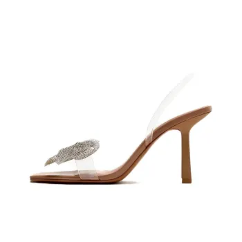 ZARA One Strap Sandals Women's Transparent