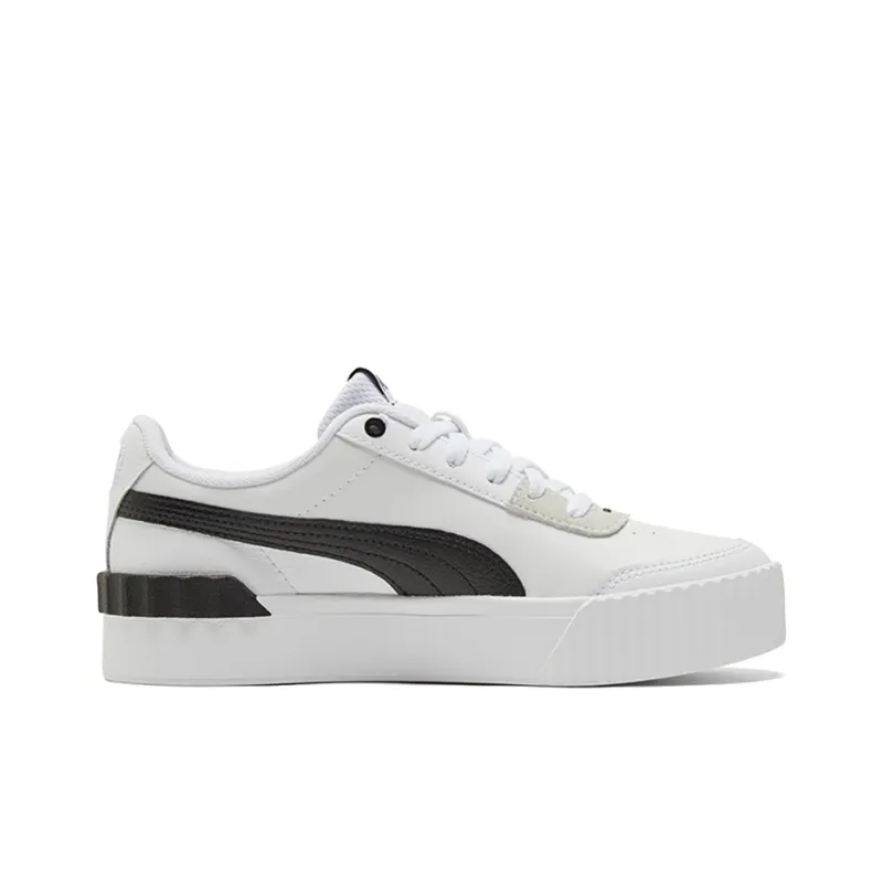 PUMA Carina Lift Shoes Black/White/Grey Women's-1