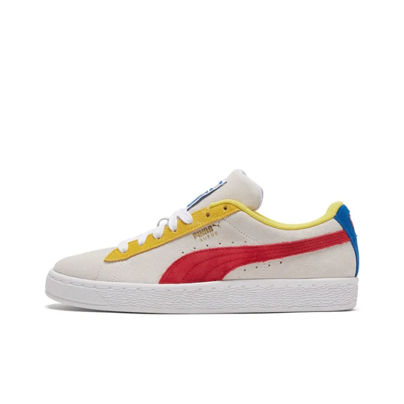PUMA Suede Classic 'White Gray Red'-0