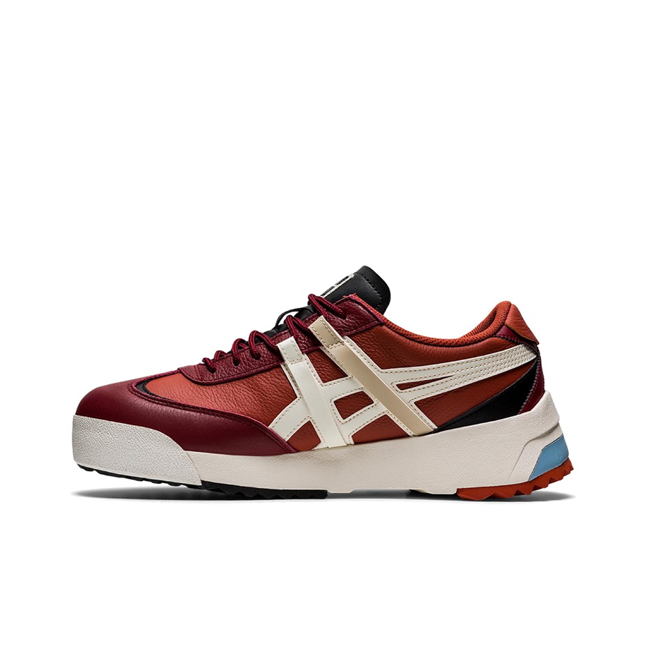 Onitsuka Tiger Burgundy Skateboarding on Sale Authentic POIZON