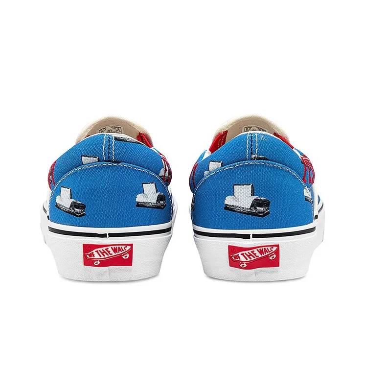 Vans Cali Thornhill Dewitt X Vault Classic Slip On Lx 'Blue Crisis Actor'-4