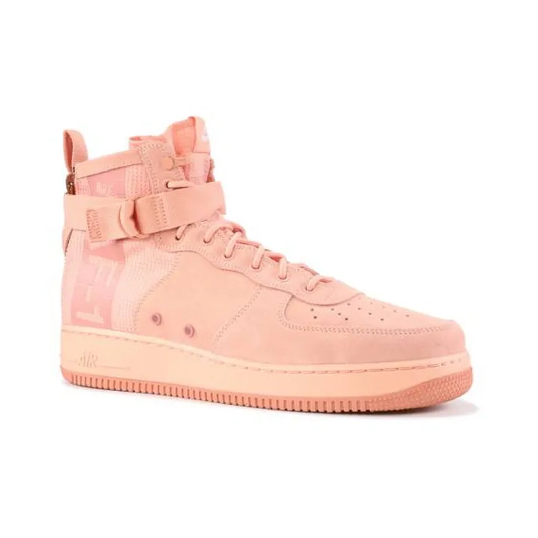Nike Sf Air Force 1 Mid Coral Stardust-2