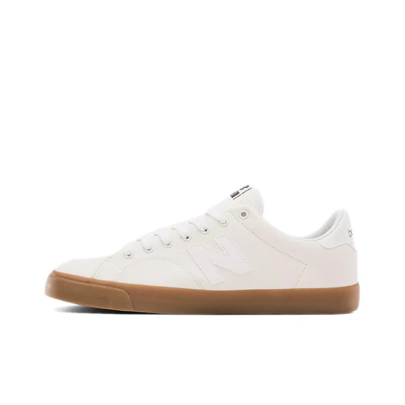 New Balance NB 210 Anti-Slip Wear-Resistant Low-Top Skateboard Shoes Men's White-0