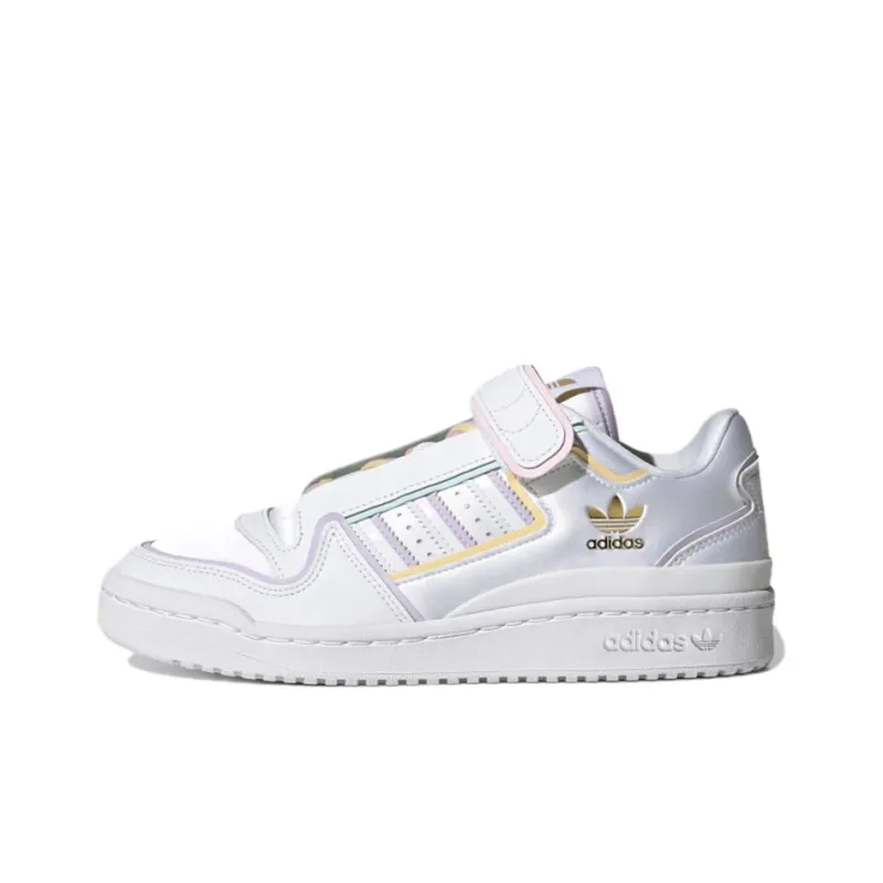 Adidas Forum Plus White Pink Purple Women's-0