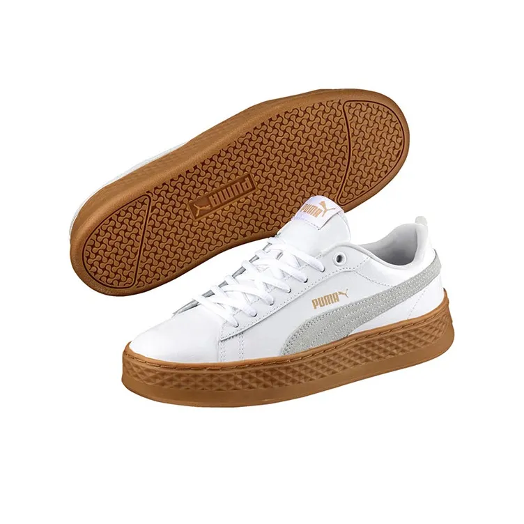 PUMA Suede Platform Leather Sneaker 'PUMA White' Women's-4