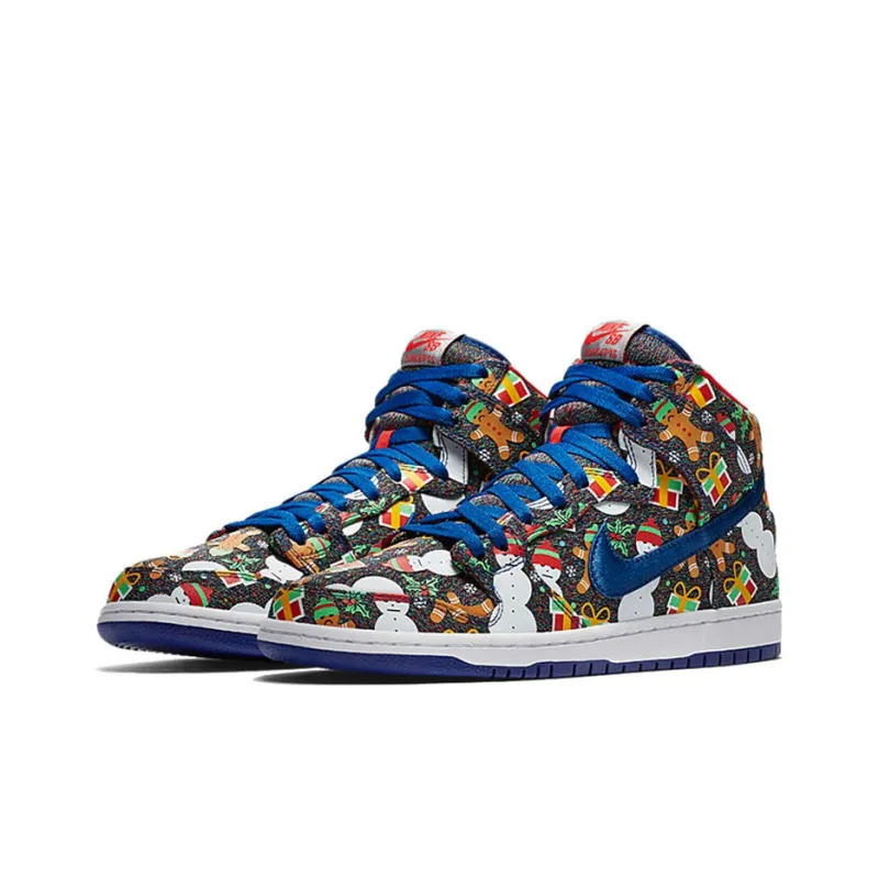Nike SB Dunk High Concepts Ugly Christmas Sweater 2017-2