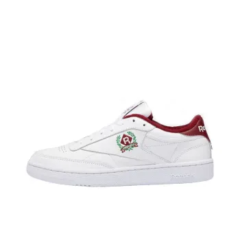 Reebok Club C 85 Crest White Burgundy