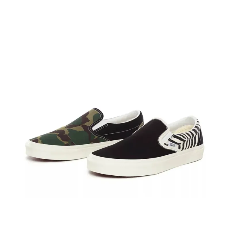 Vans Slip On Classic Mismatched Camo Zebra-2