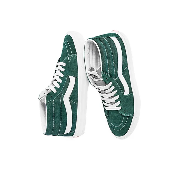 Vans Sk8 Mid Classic Mid Top Casual Skate Shoes Unisex Green-3