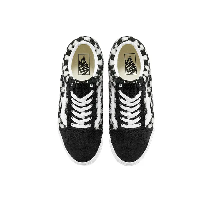 Old Skool Vans 'Sherpa Checkerboard Black'-2