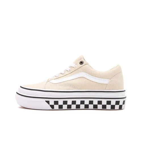 Vans Old Skool Skateboard Shoes Women's Low-Top Off White