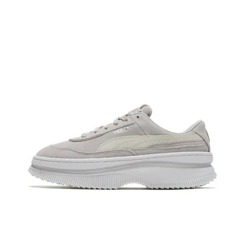 PUMA DEVA Skateboard Shoes Women's Low-Top Rainy Gray/Beige White