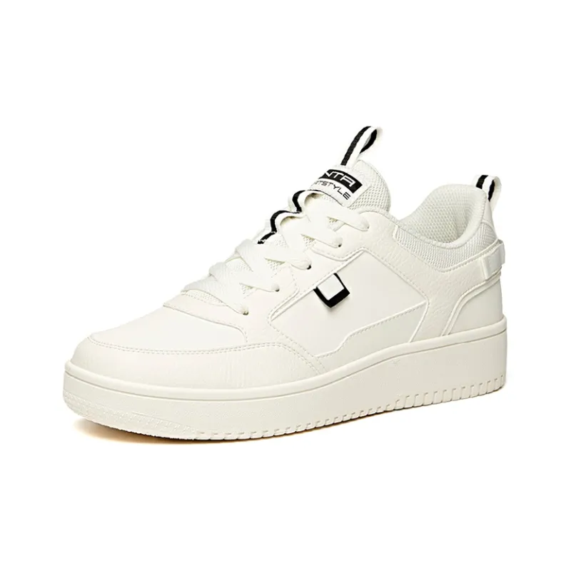 Anta Slip Resistant Shock Absorbers With Abrasion Resistant Properties Low Top Skateboard Shoes Men's Khaki-1