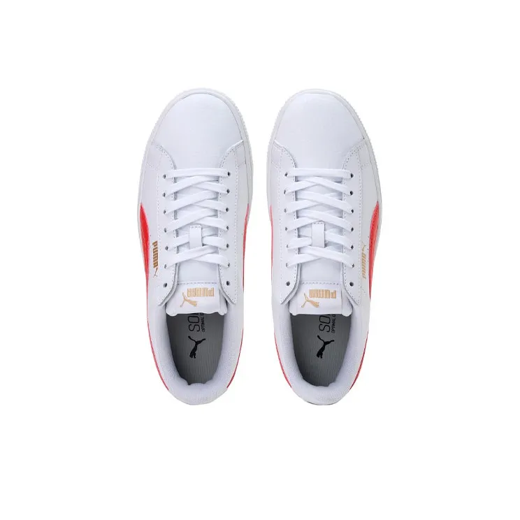 PUMA Vikky Stacked Leisure Sneakers White/Red Women's-2