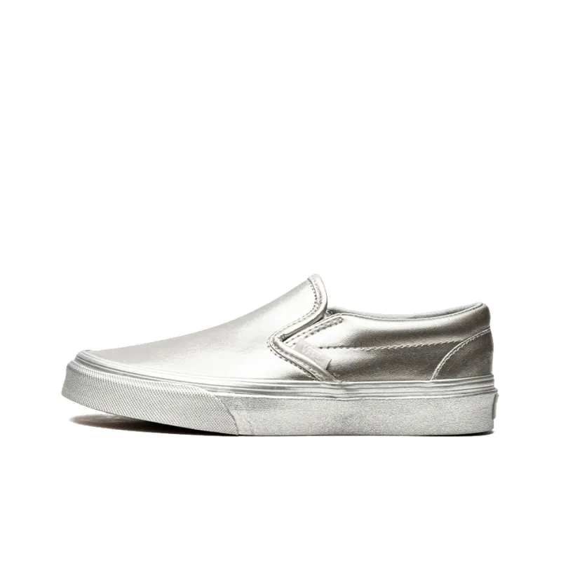 Vans Unisex Slip On Sneakers Silver-0