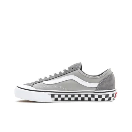 Vans Style 36 Skateboard Shoes Unisex Low-Top Gray/White