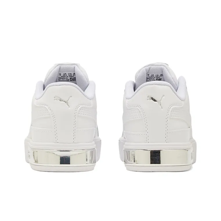 PUMA Cali Star White Silver Women's-4