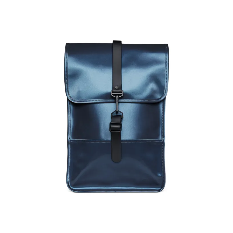 Rains Polyurethane And Polyester Blend Laptop Backpack Mini Unisex Black-24