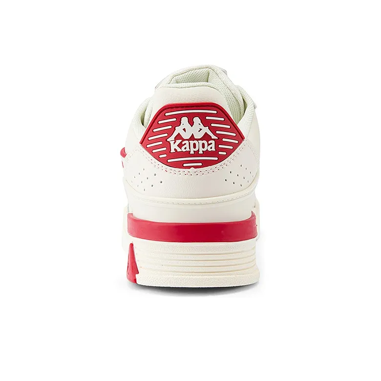 Kappa Wear Resistant Low Top Skateboard Shoes Unisex Cherry Red-4