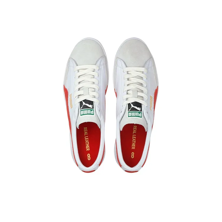 PUMA Basket Vtg Casual Shoes White/Red/Grey-3