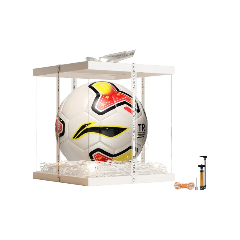 LiNing Size 4 Ball Soccer PU Seamless Thermal bonding Unisex White Yellow Red-15