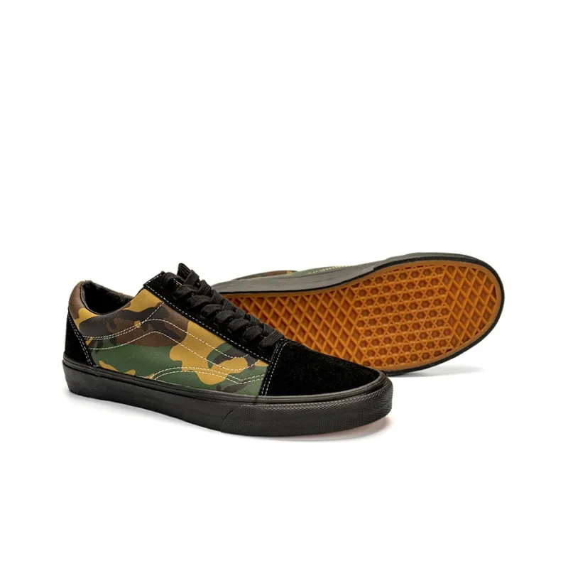 Vans Supreme X Vans Unisex Old Skool Sneakers Black/Green-2