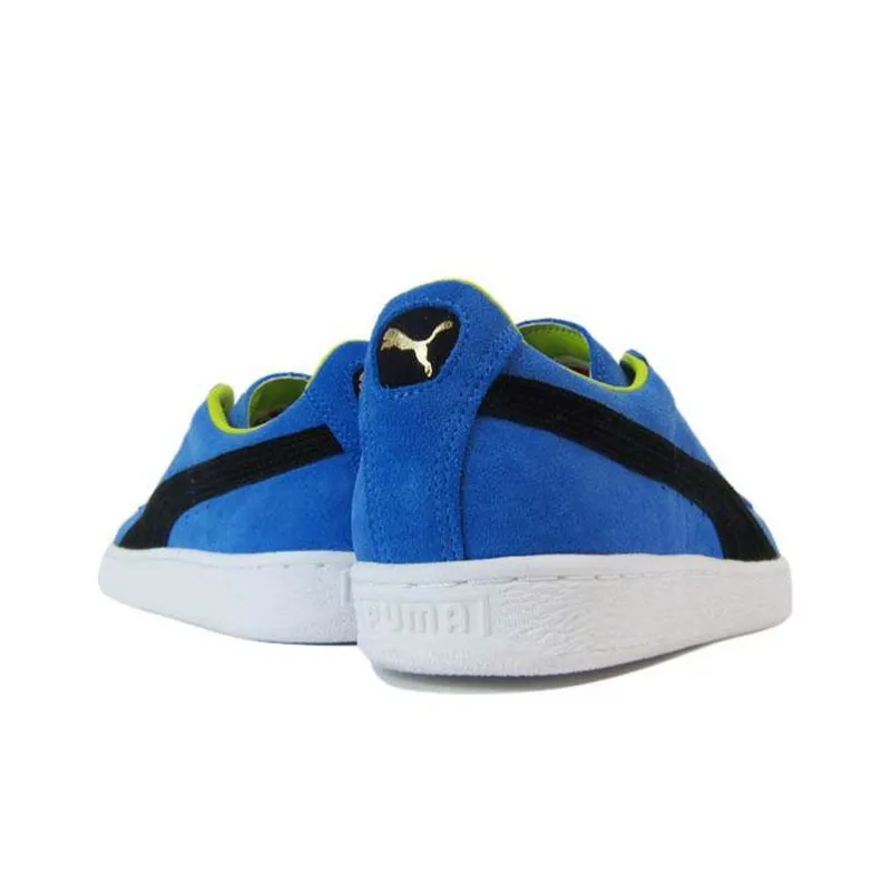 PUMA Suede Classic Skateboard Shoes Unisex Low-Top Green/Yellow-3