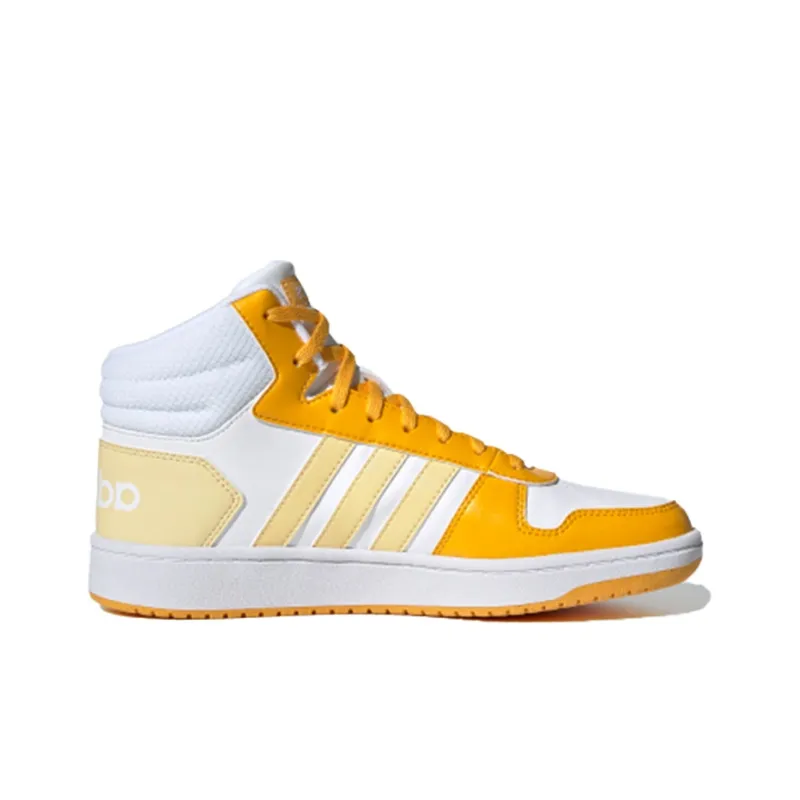 Adidas Neo Hoops 2.0 Mid 'White Yellow' Women's-1