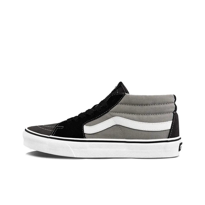 Vans SK8 Mid Black/White/Grey-0