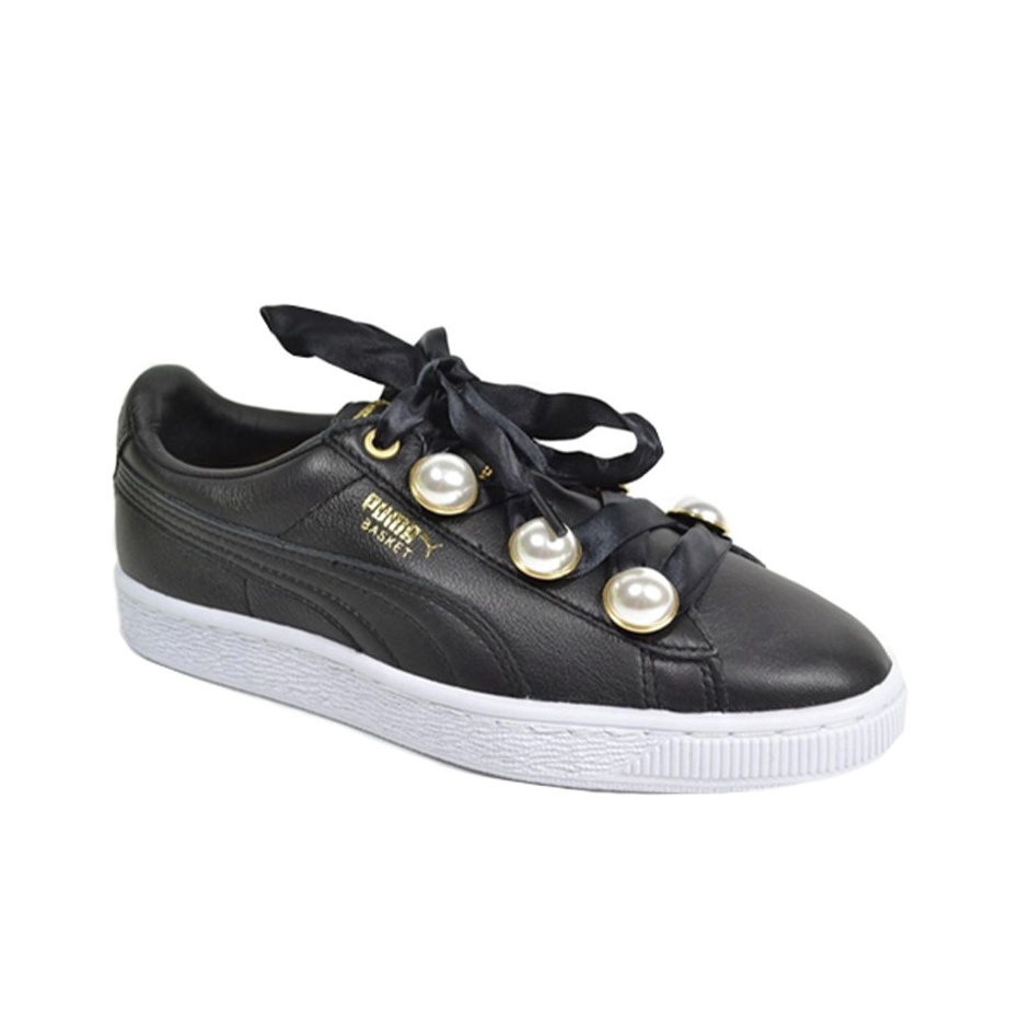 PUMA Basket Bling Black Women s