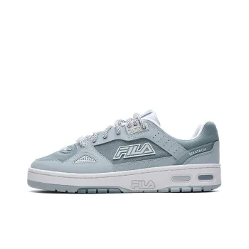 FILA FUSION Teratach Fusion Anti Slip And Wear Resistant Lightweight Low Top Skateboard Shoes Men's Gray Blue