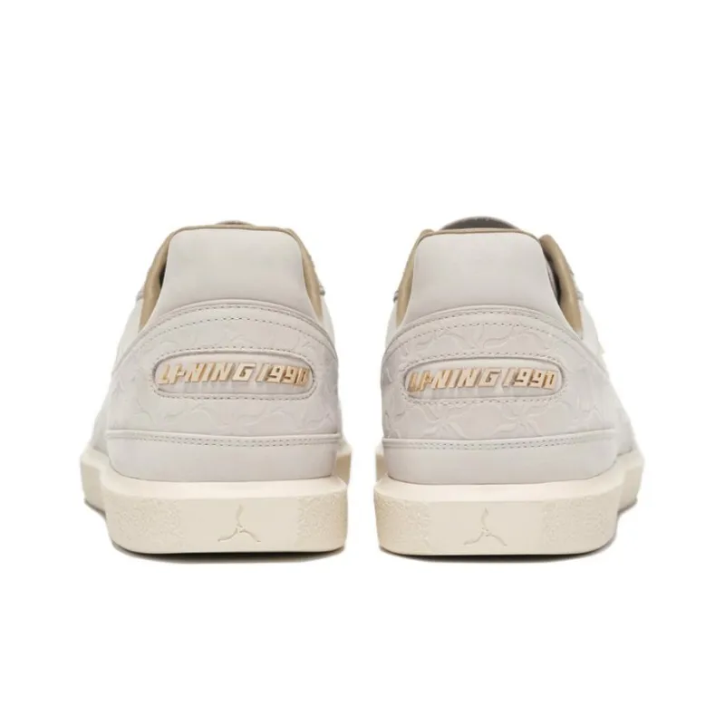 LI NING 1990 Low Top Skateboard Shoes Women's Khaki-3