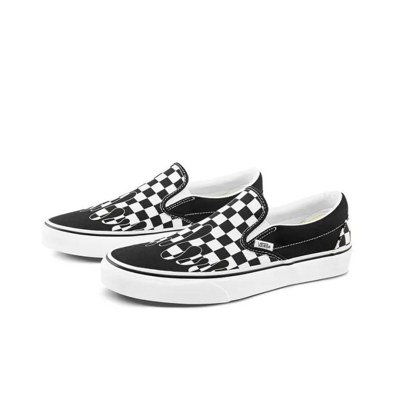 Vans Classic Slip On 'Paint Drip Checkerboard'-1