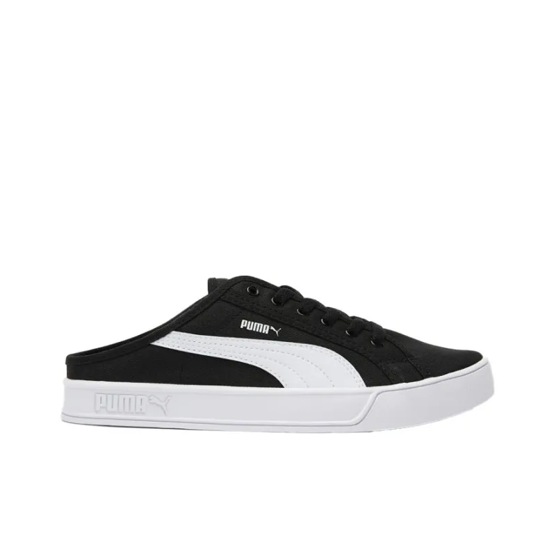 PUMA Smash Vulc Mule Low Top Skateboard Shoes Unisex Black-1