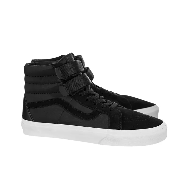 Vans SK8 HI Velcro 'Black'-1